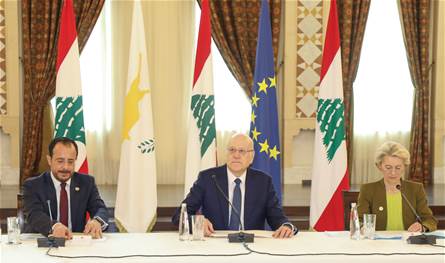 مقاربة اوروبية جديدة للنازحين وحزمة مساعدات للبنان بمليار يورو.. ميقاتي: ليست رشوة ولسنا حرس حدود