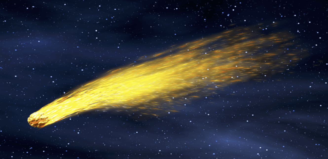 Comet Satan explodes today as it continues its approach toward Earth