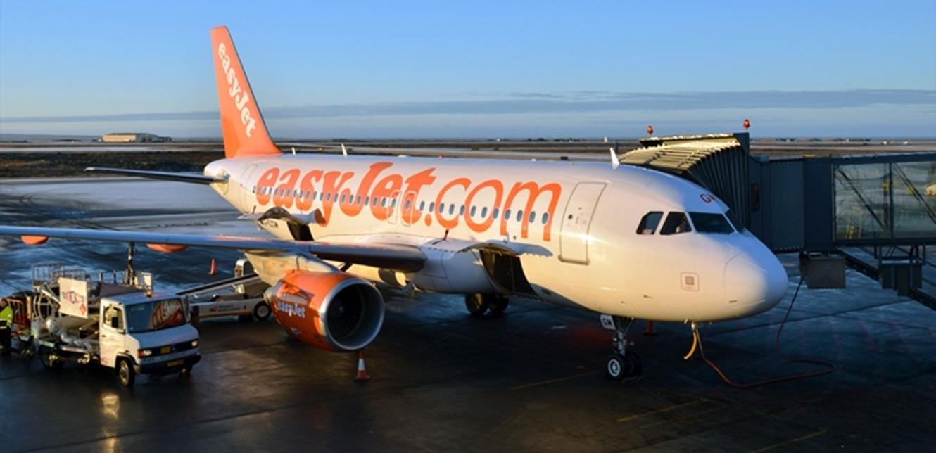 Flying the airline. EASYJET Лондон Рейкьявик.