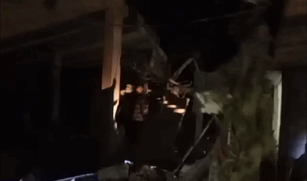 بالفيديو.. صاروخٌ يضرب منزلاً في عكار!