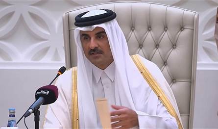 أمير قطر: لوقف الحرب على غزة لوقف الحرب في المنطقة